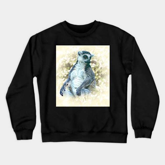 Lemur Crewneck Sweatshirt by Guardi